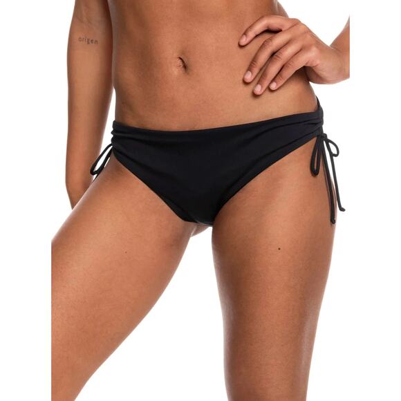 Roxy SD Beach Classics Hipster Lace Bikini Bottoms in Black - Picture 1 of 6